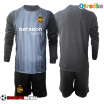 Otroške Nogometnih dresov Inter Milan Vratar Domači 2025-26 Dolgi rokavi (+ hlače)